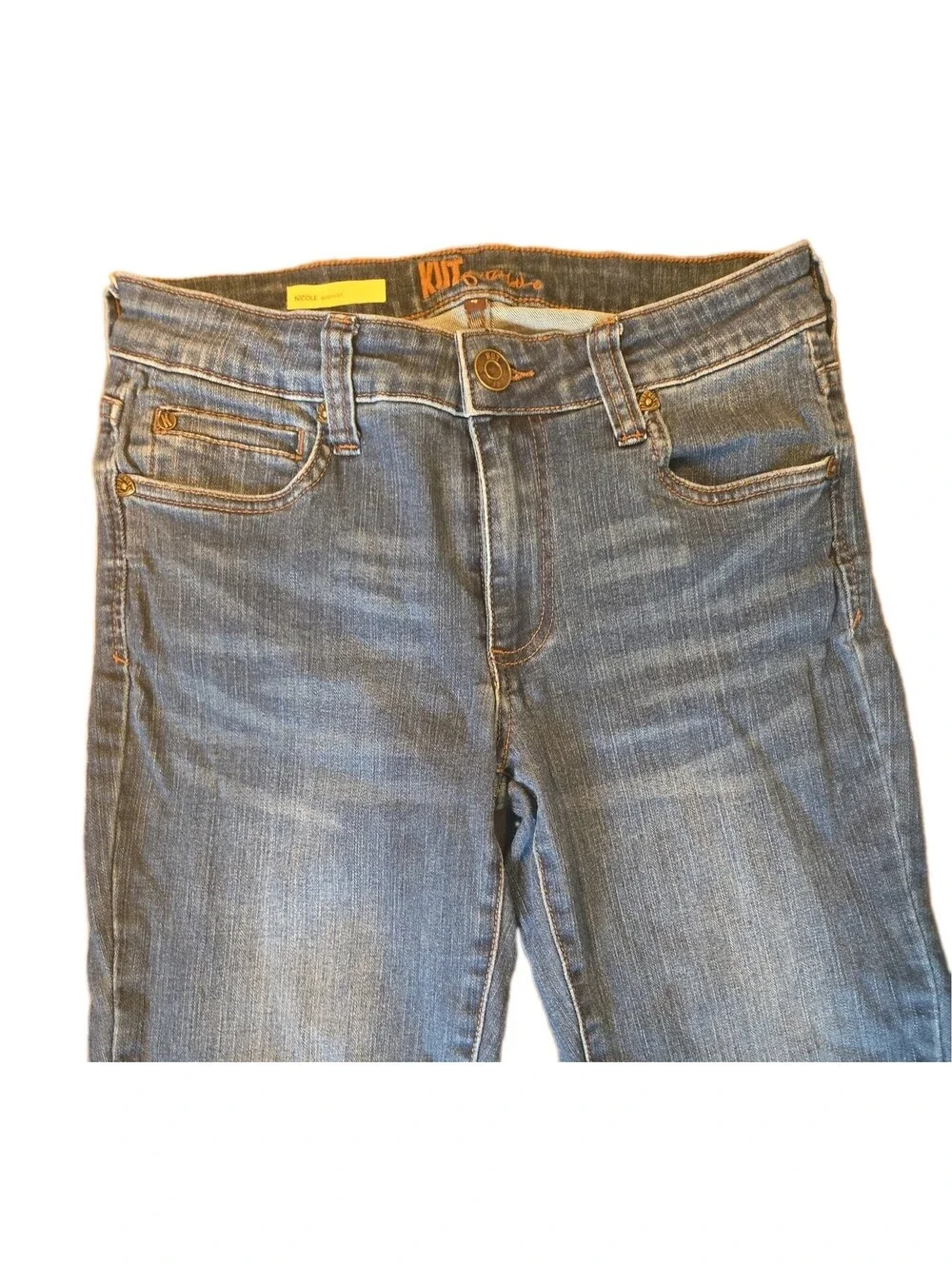 Kut from The Kloth Nicole Bootcut flare Medium Wash Sz 4 Womens